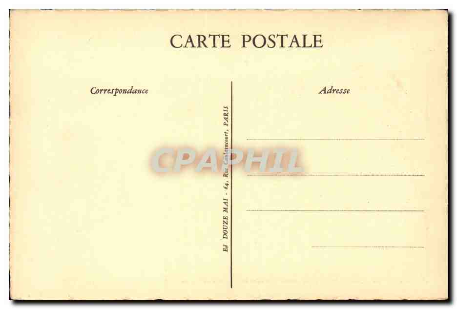 CPA Fantaisie Paris Madeleine — Rückseite