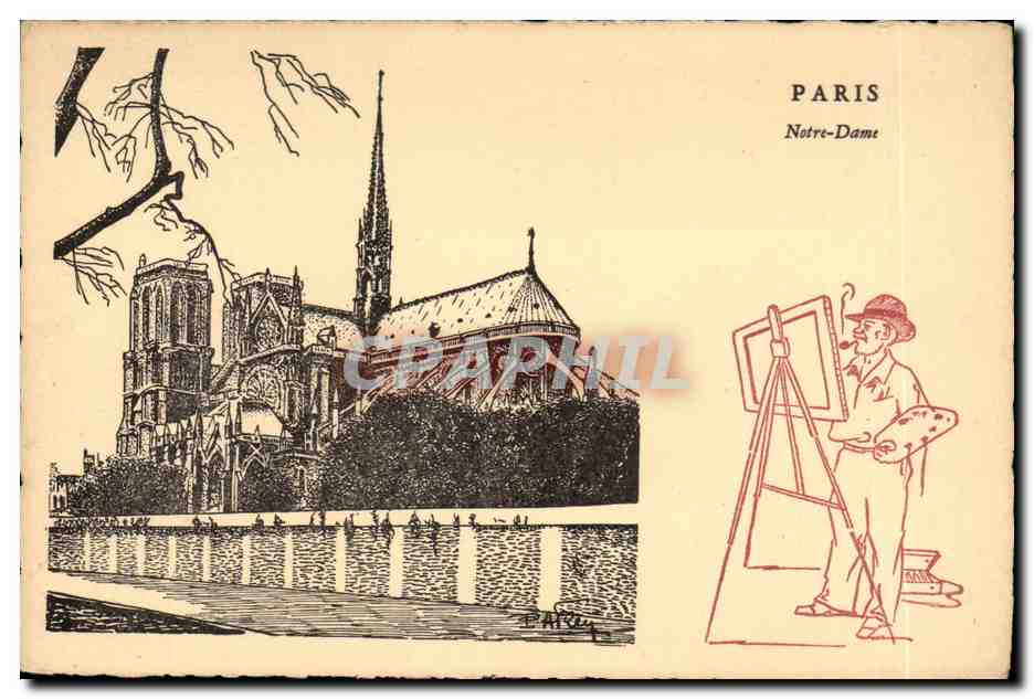 CPA Fantaisie Paris Notre DAme