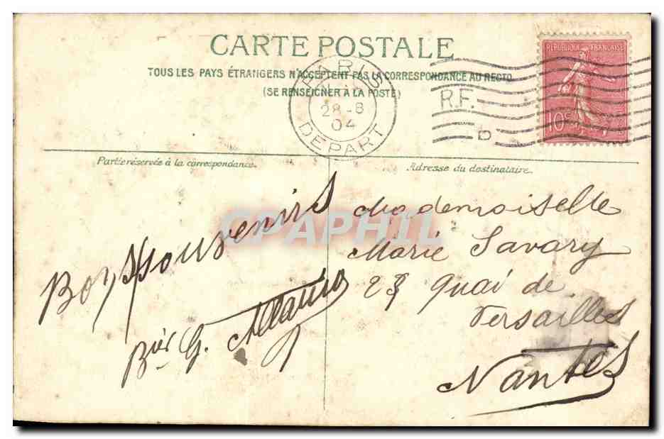 CPA Fantaisie CArte en relief Maison sous la neige — Rückseite