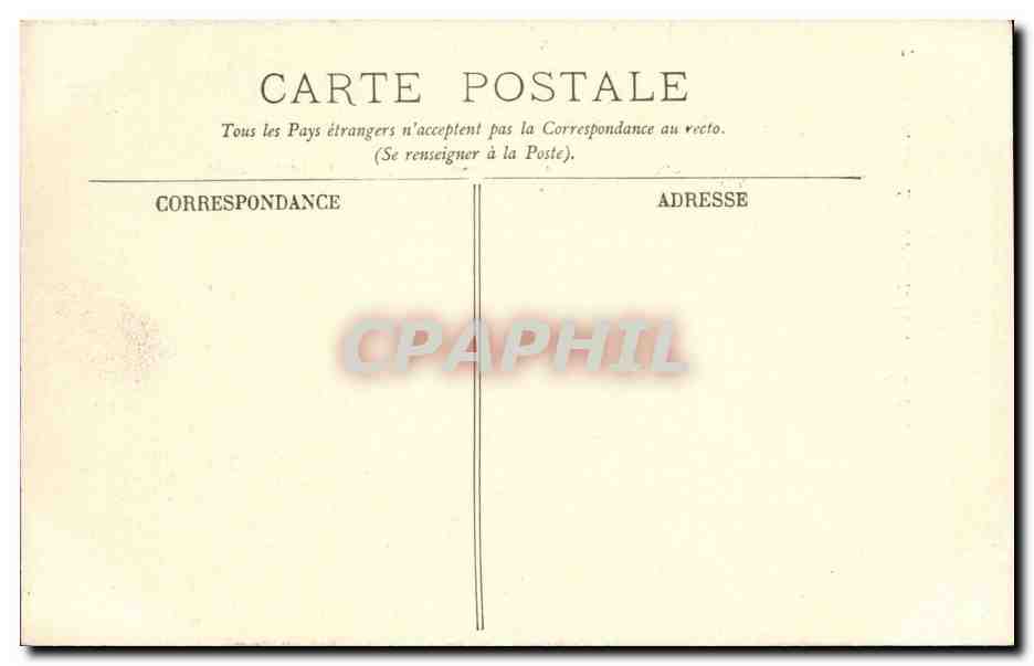 Paris CPA La place de la Bastille — Rückseite