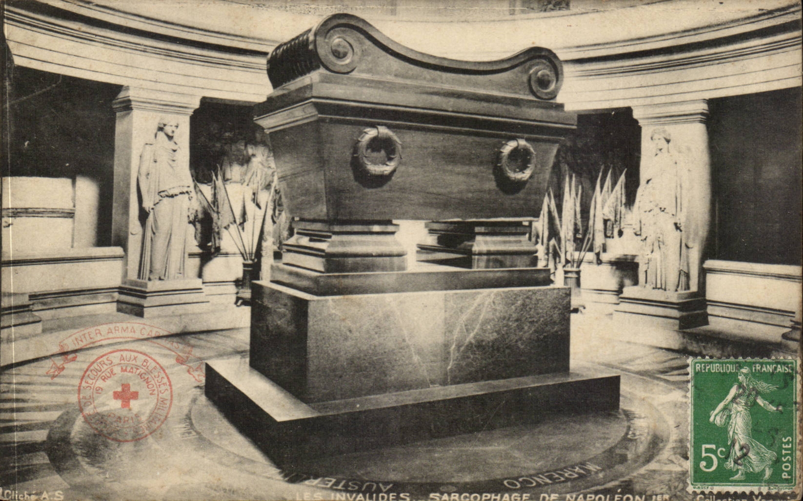 Paris CPA Sarcophage de Napoleon 1er