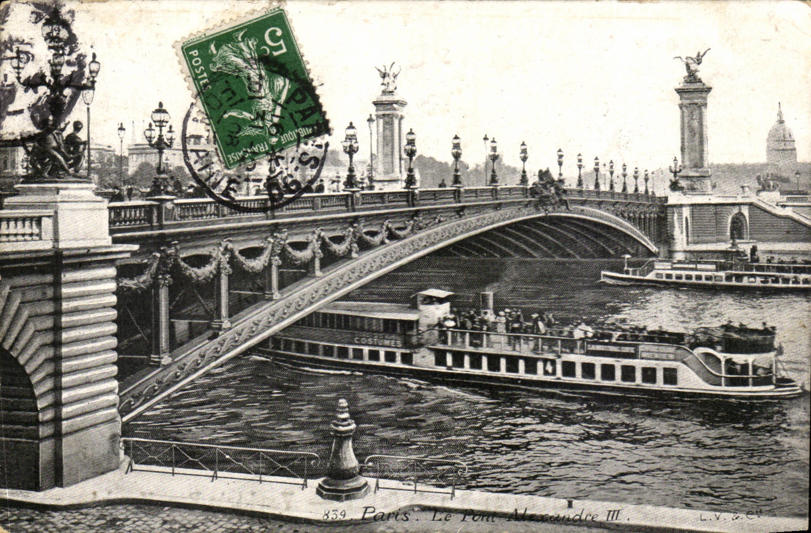 Paris CPA Le pont Alexandre III