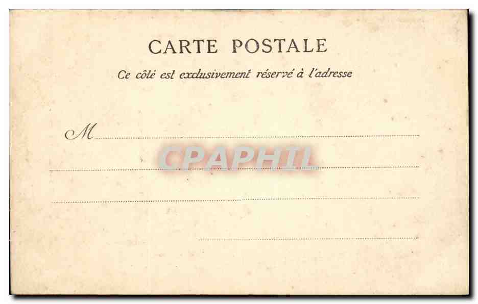 Paris CPA Luxembourg Fontaine Medicis — Rückseite