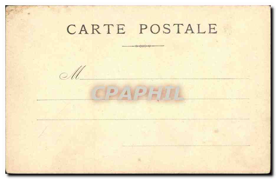 Paris CPA la chapelle de la rue Jean Goujon — Rückseite