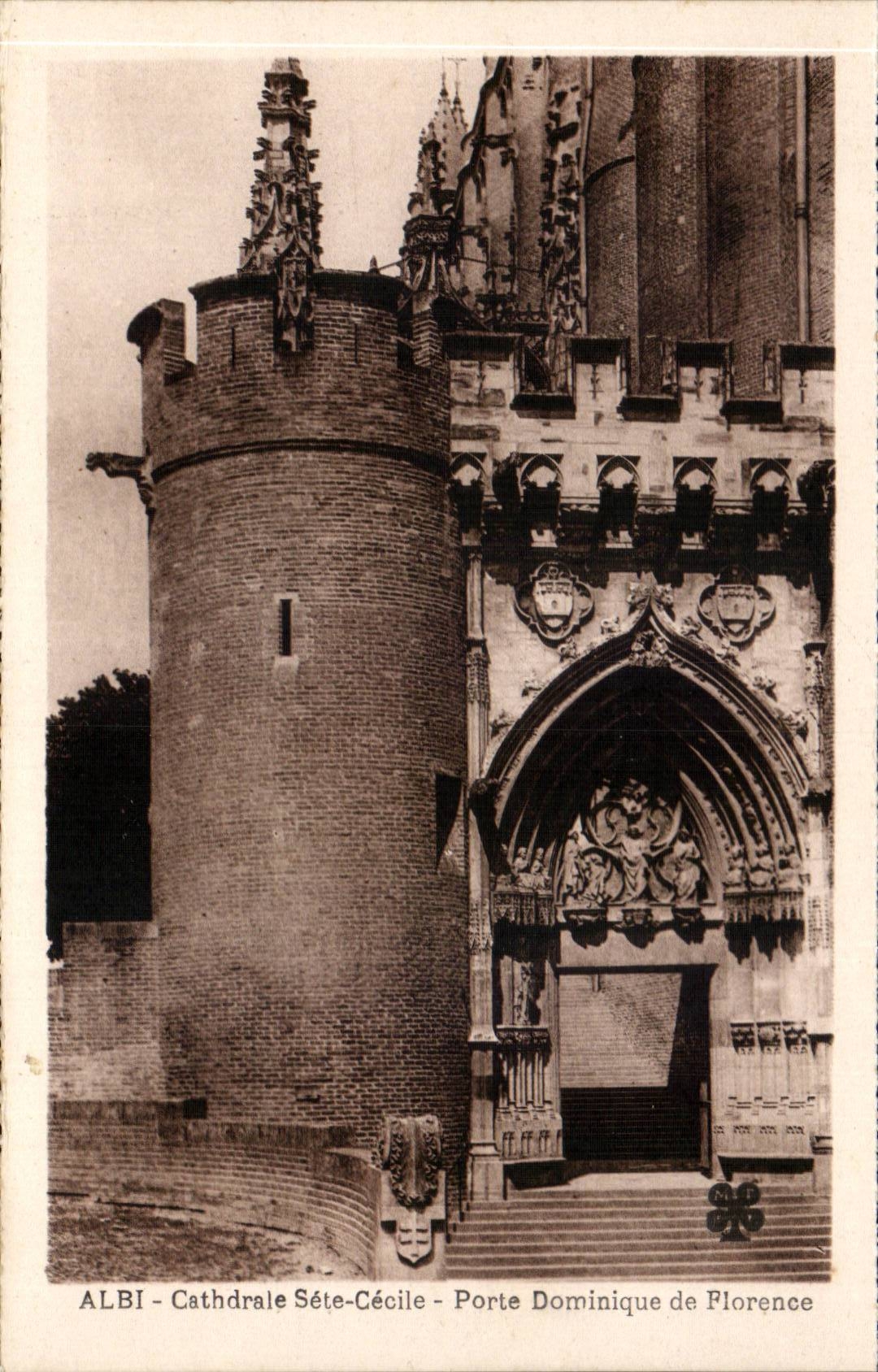 Albi - Cathédrale Sainte-Cécile - Porte Dominicque de Florence