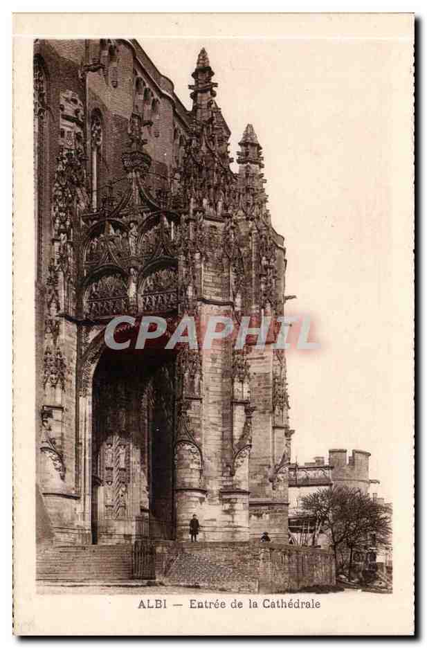 Albi — Entrée de la Cathédrale — CPAPHIL