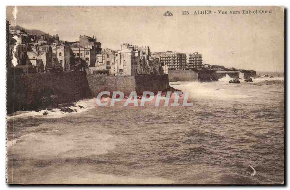 CPA Algerie alger Vue sur le Bab el oued