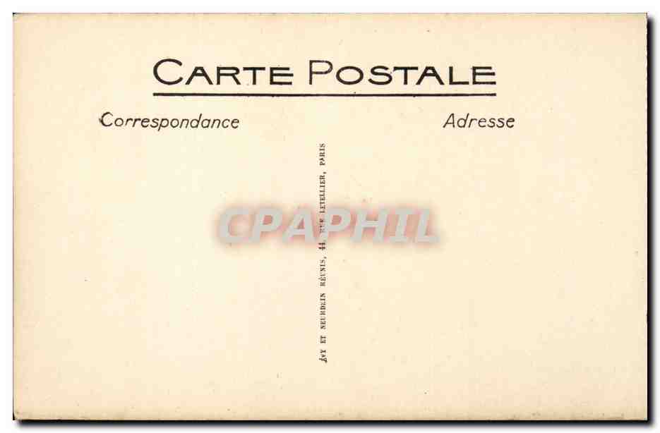 CPA Allevard les Bains Le bout du monde Cascade superieure — Verso