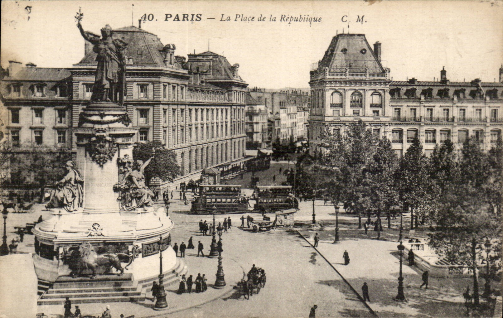 CPA Paris Place de la Republique