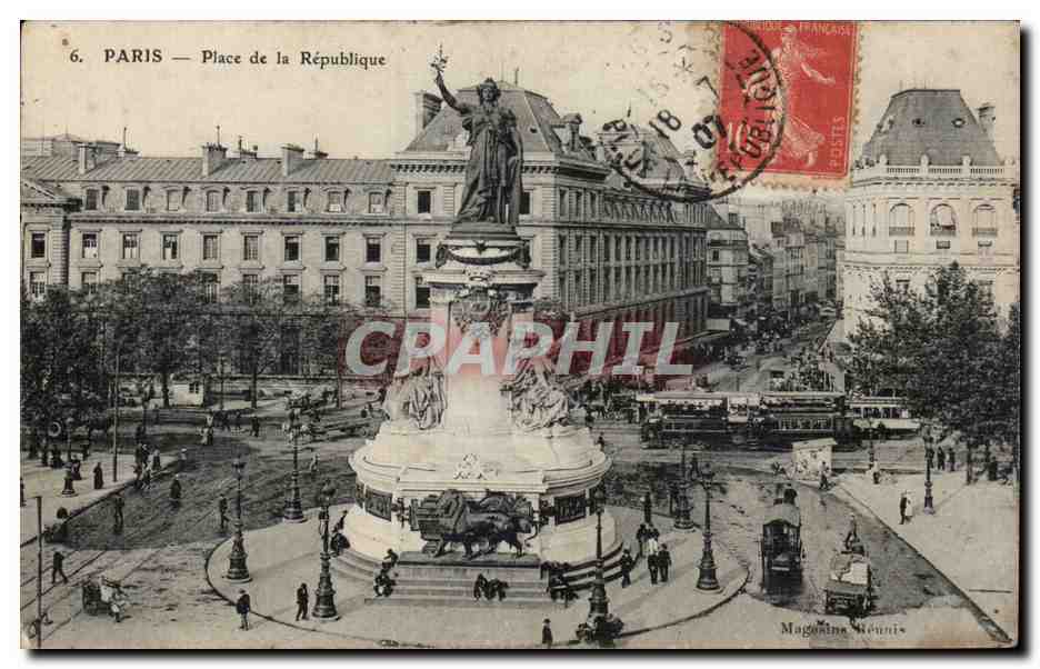 CPA Paris Place de la Republique