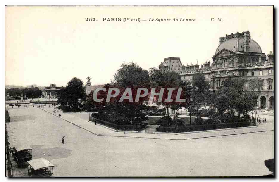 CPA Paris Le square du Louvre
