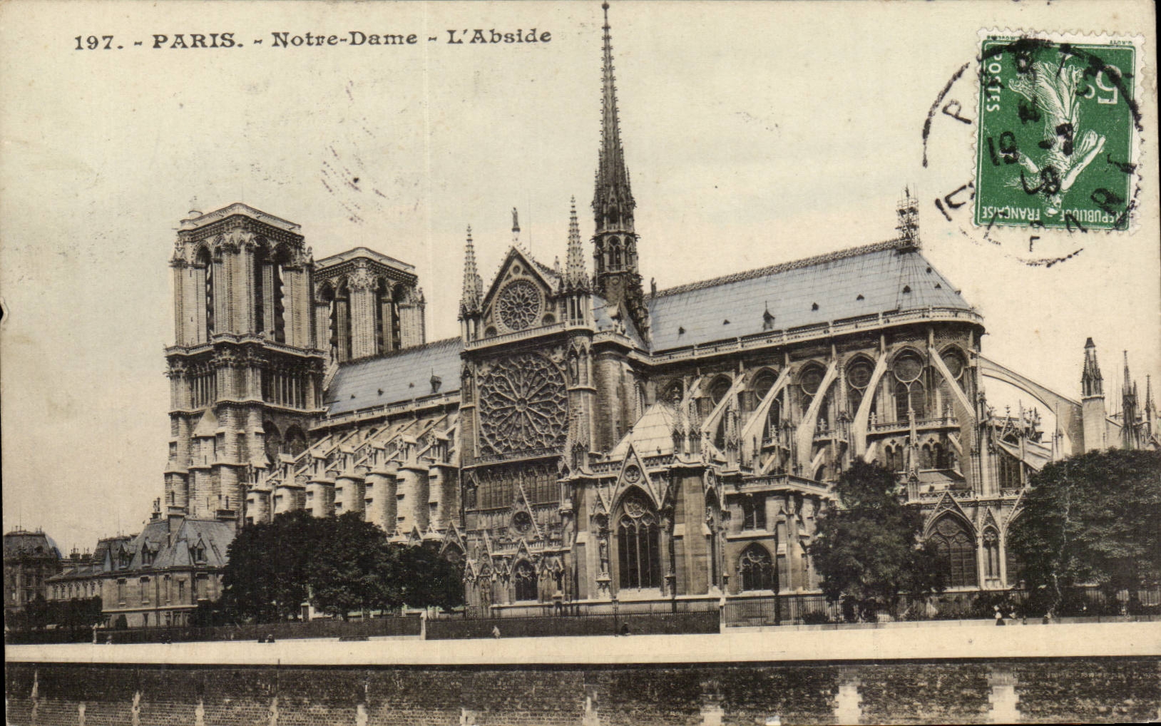 CPA Paris Notre Dame L'abside