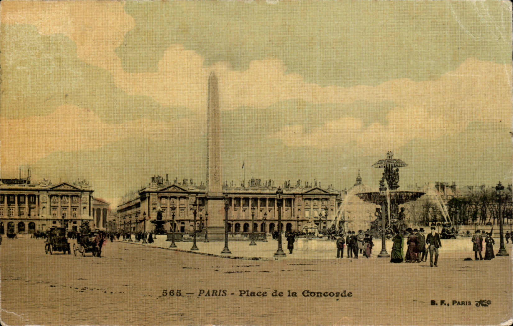 CPA Paris Le Louvre Place de la concorde