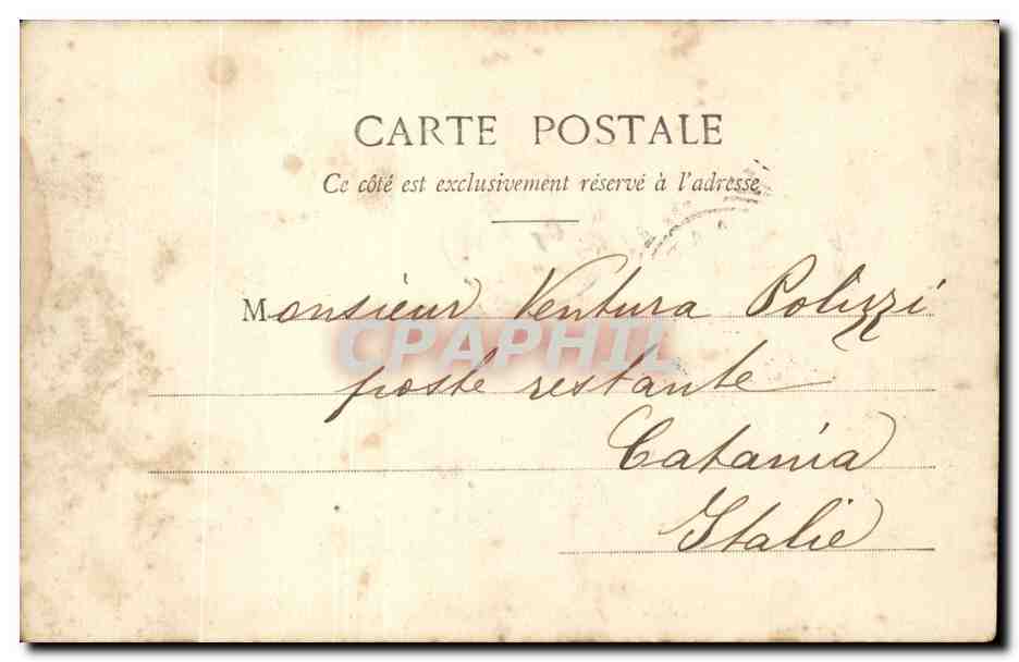 CPA Paris La rue de la Paix — Rückseite