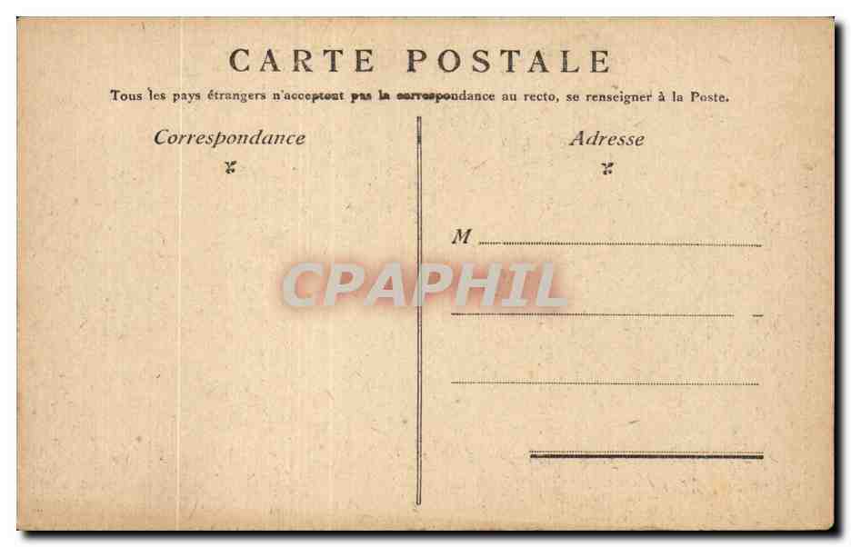 CPA Paris Arc de triomphe de l'Etoile — Verso