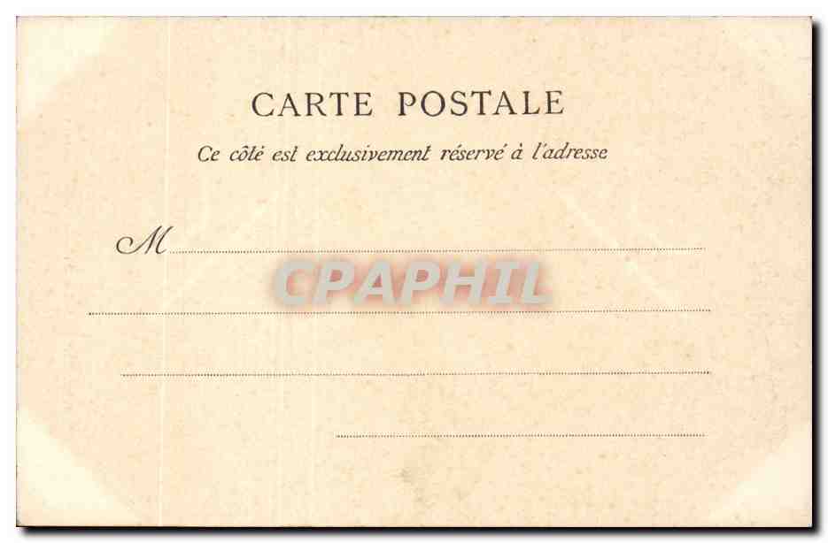 CPA Paris Notre Dame Portail de la vierge — Rückseite