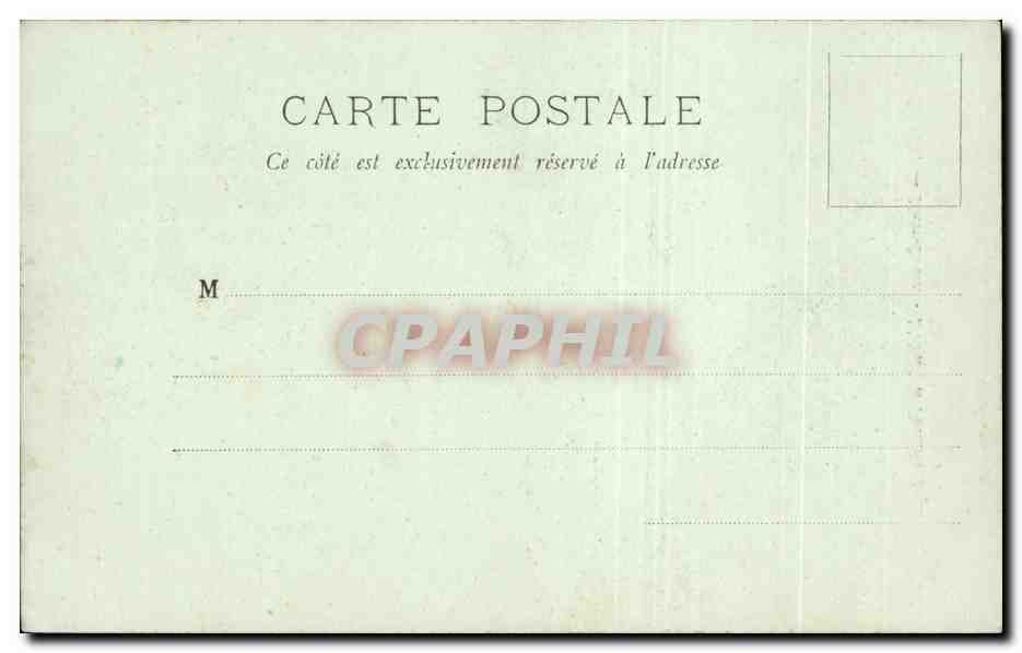 CPA Paris Notre Dame L'abside et fontaine de la vierge — Rückseite