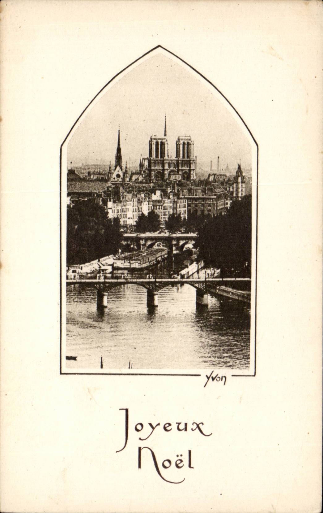 CPA Paris Notre Dame Joyeux Noel