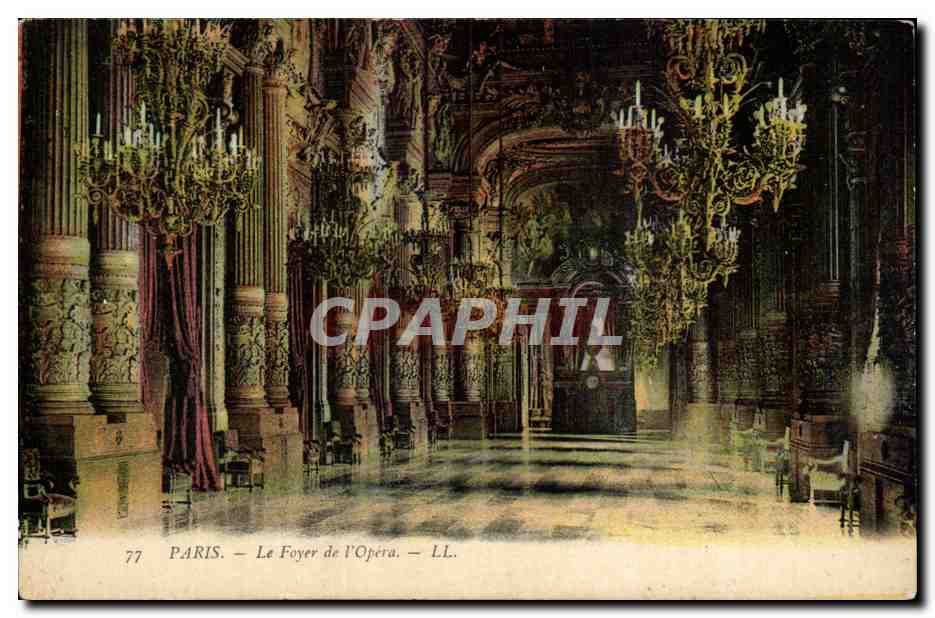 CPA Paris Le foyer de l'opera