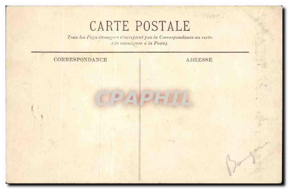 CPA Paris Le foyer de l'opera — Rückseite