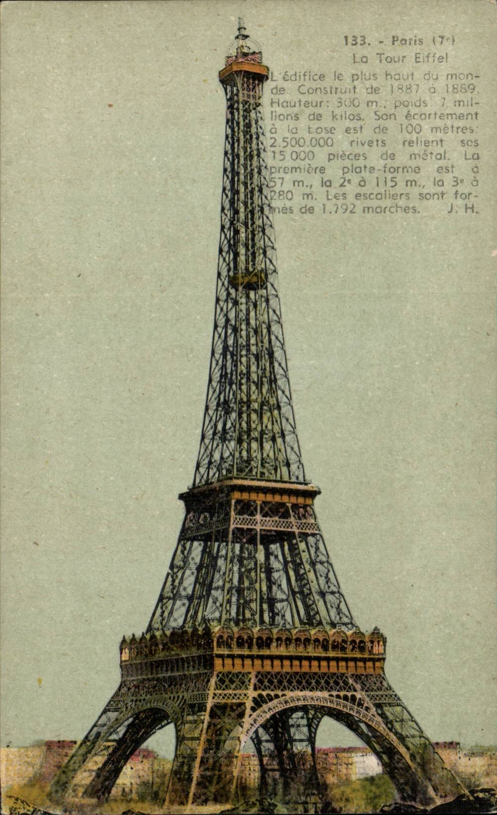 CPA Paris La Tour Eiffel