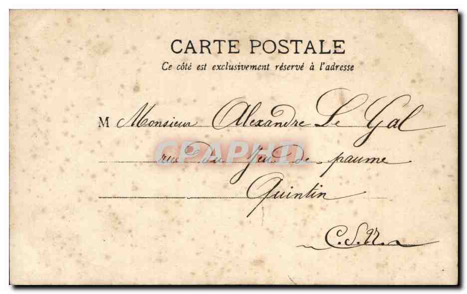 CPA Fantaisie Enfant — Rückseite