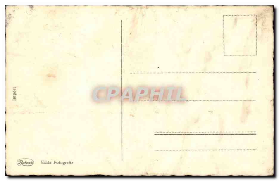 CPA Fantaisie Roses dans un pot Fleurs — Verso
