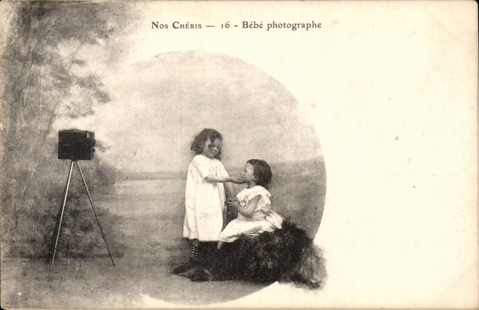CPA Fantaisie Enfant Bebe photographe
