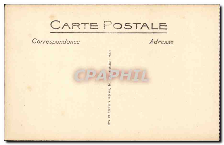 Allevard les Bains CPA Le pont Veyton — Verso