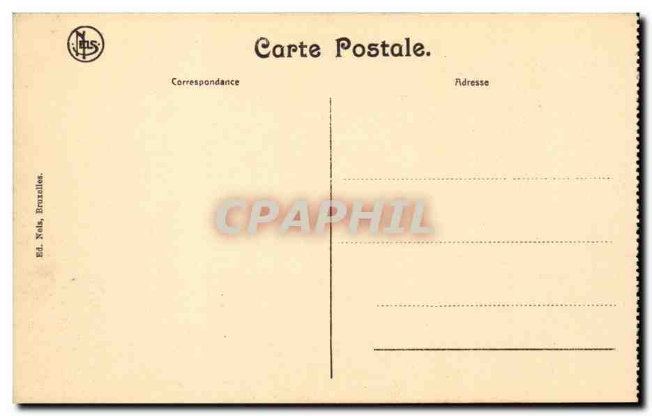 Belgique CPA Pensionnat des soeurs de Sainte Therese Pont a Chin les Tournai Une vue interieure — Rückseite