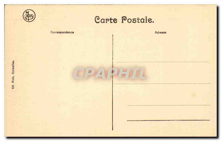 Pensionnat der Schwestern von Sainte Thérèse — Pont-à-Chin-lez-Tournai — Vor der Gewächshaus. — Verlag Nels, Brüssel. — Rückseite