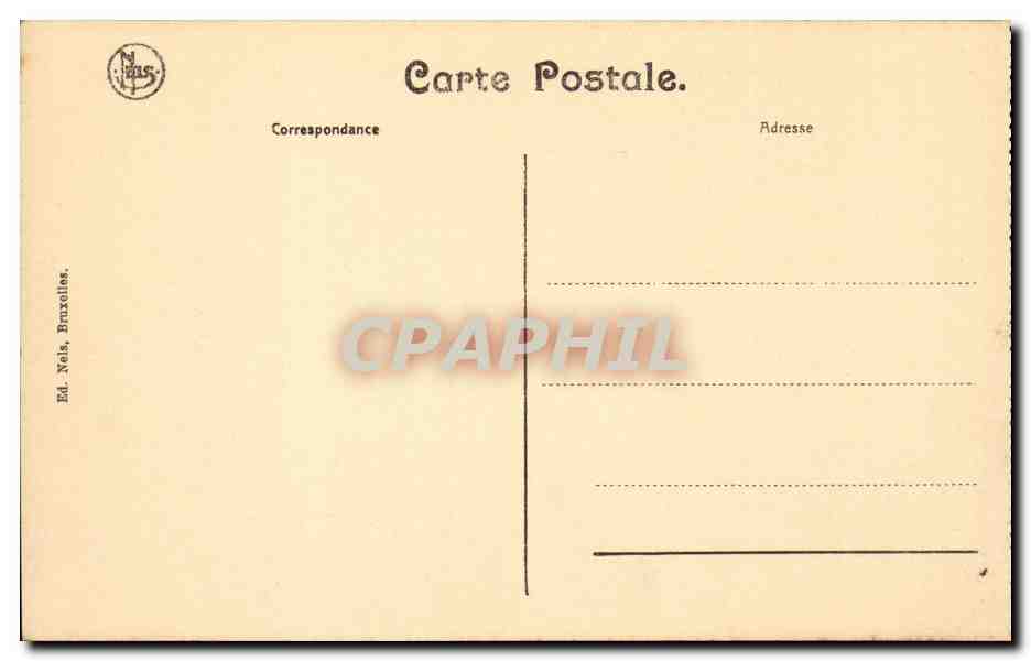 Pensionnat des Soeurs de Sainte Thérèse — Pont-à-Chin-lez-Tournai — Ed. Neils, Bruxelles — Verso