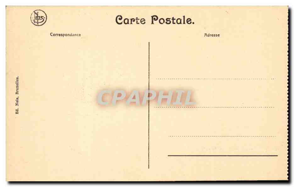 Belgique CPA Pensionnat des soeurs de Sainte Therese Pont a Chin les Tournai Chapelle — Rückseite