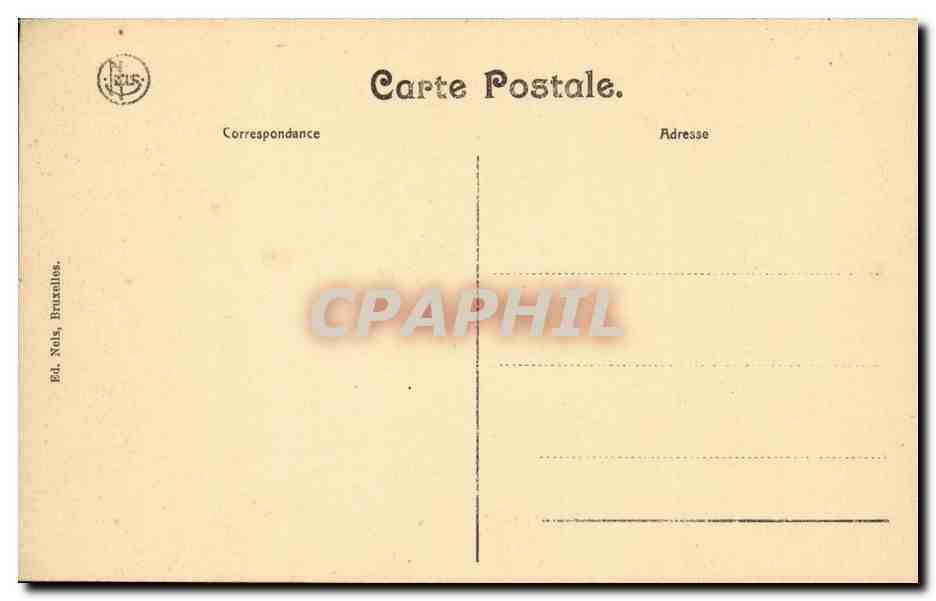 Pensionat der Schwestern von Saint Thérèse — Cour des petits garçons — Ed. Nols, Brüssel — Rückseite