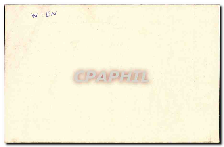 Autriche Austria Wien Vienne CPA Hofoper — Rückseite