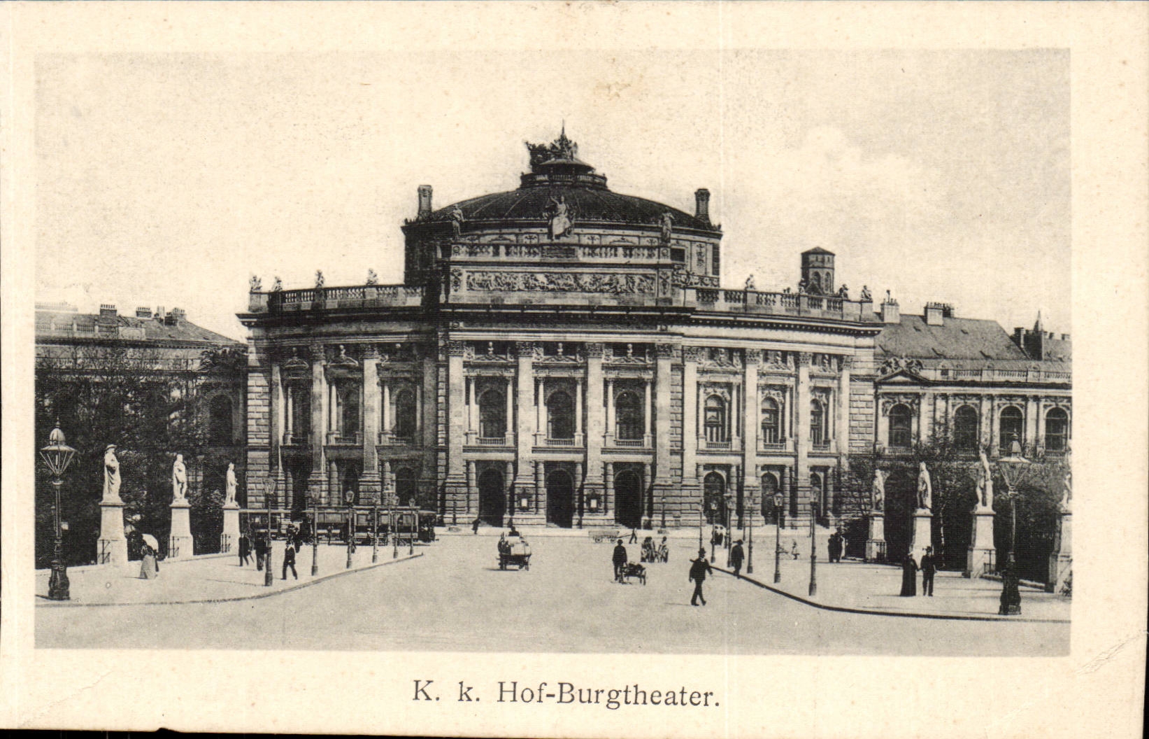 Autriche Austria Wien Vienne CPA Hof Burgtheater