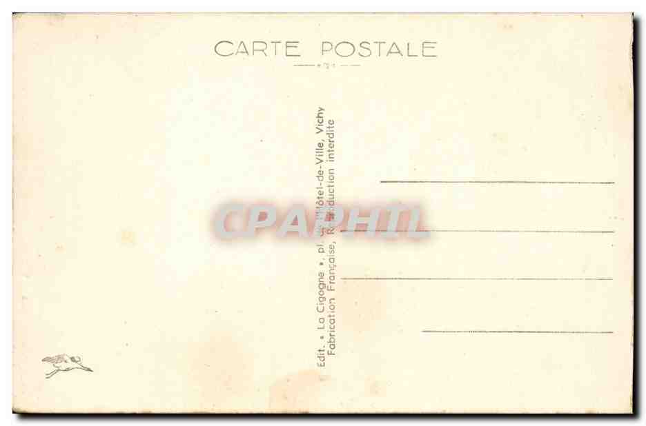 Vichy CPA Chenal et embarcadere du golf — Verso