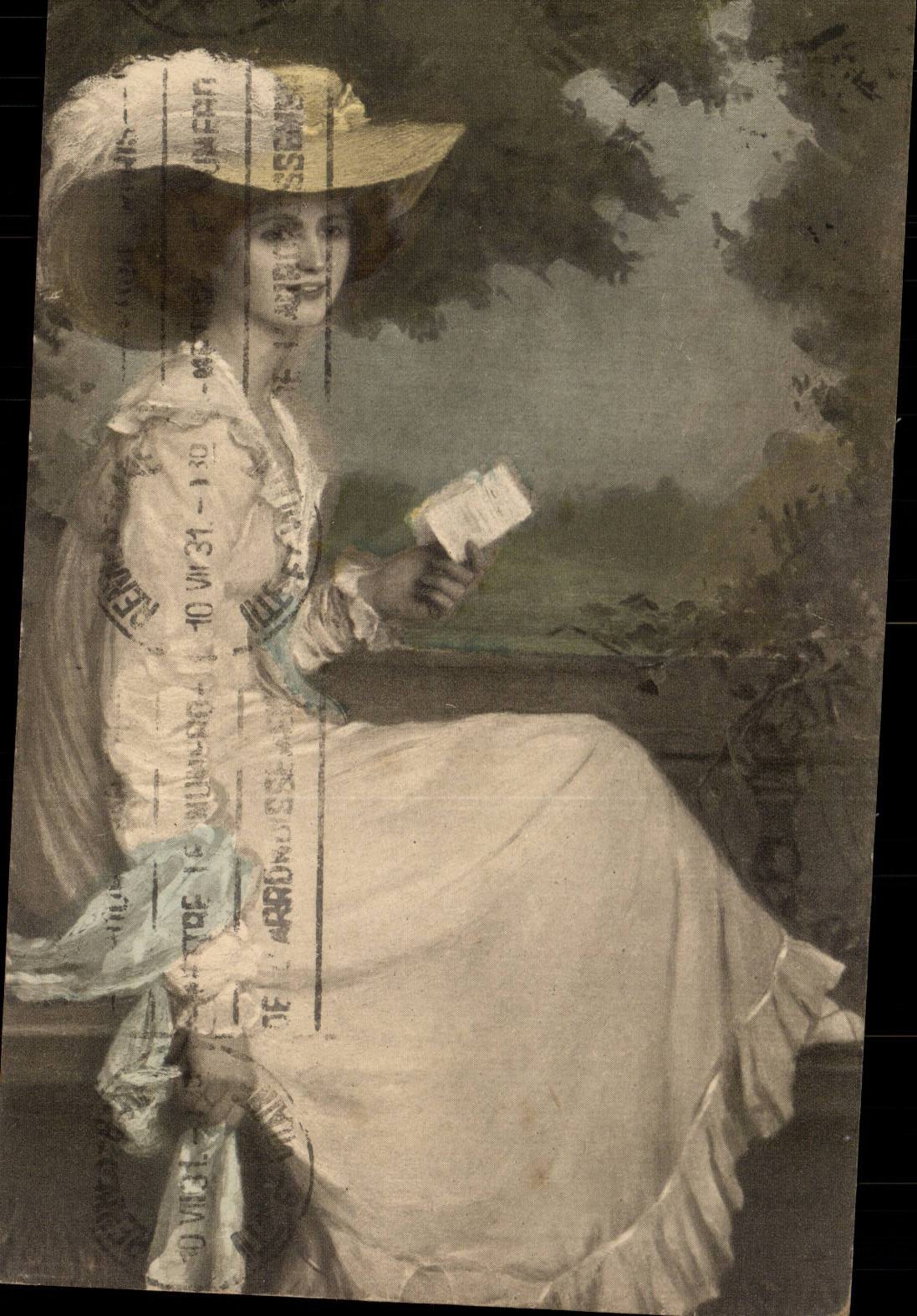 CPA Fantaisie Femme 