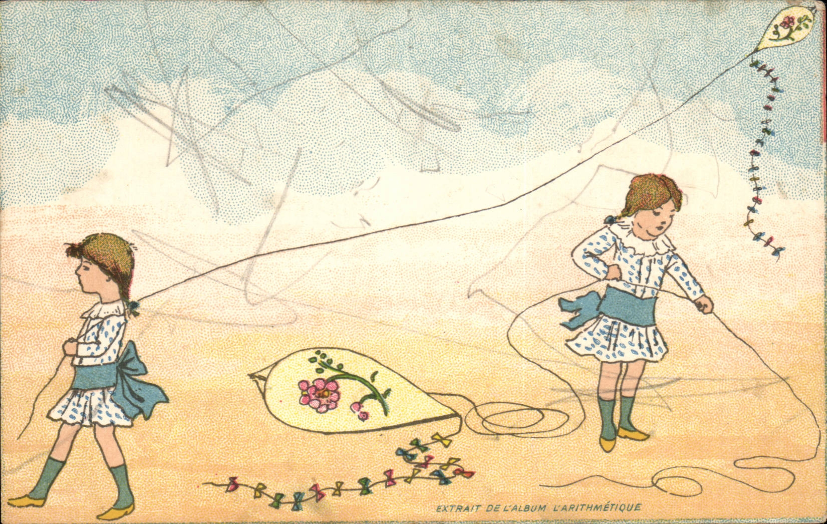 CPA Fantaisie Enfant Extrait de l'album l'arithmetique