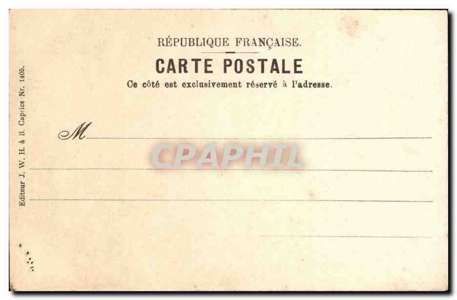 CPA Fantaisie Enfant — Rückseite