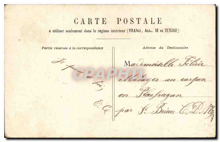CPA Fantaisie Femme Couple — Rückseite