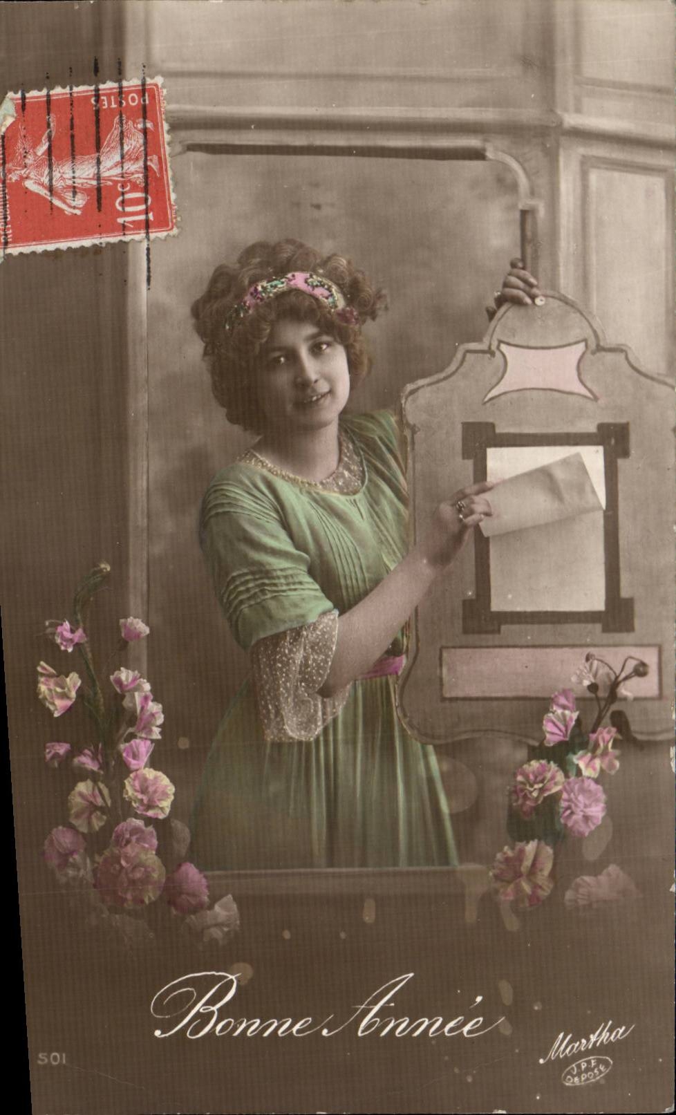 CPA Fantaisie Femme