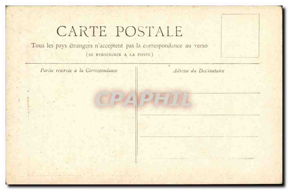 Paris CPA Val de Grace (hopital hospital) — Rückseite