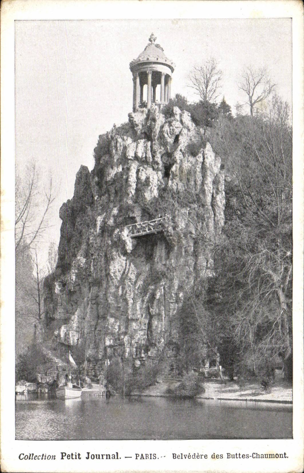 Paris CPA Belvedere des Buttes Chaumont