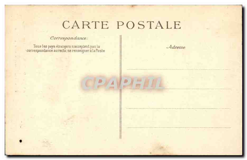 Paris CPA Les chimeres de Notre Dame — Rückseite