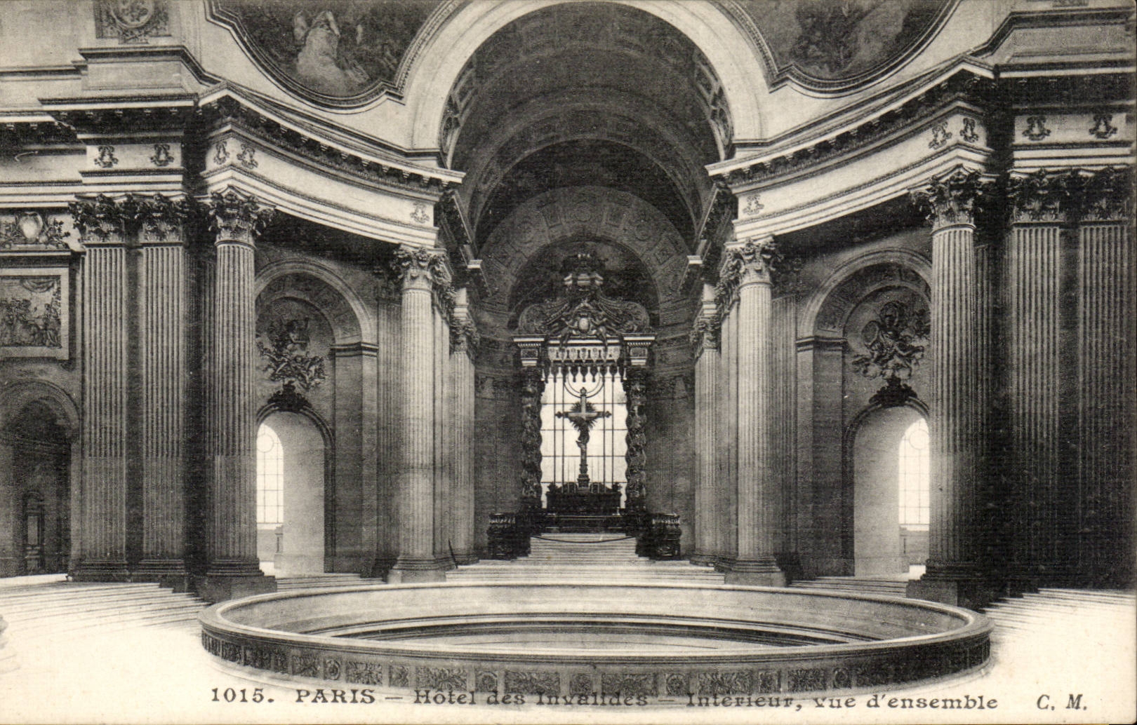 Paris CPA Hotel des Invalides Interieur vue d'ensemble