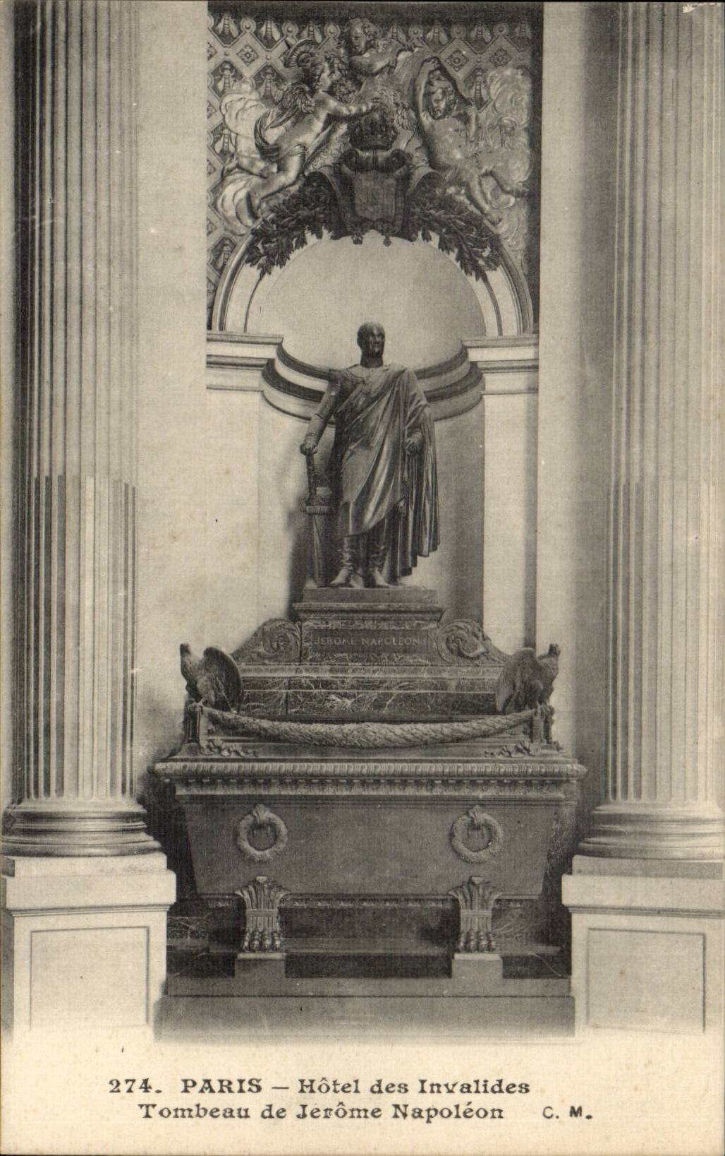 Paris CPA Hotel des Tombeau de Jerome Napoleon