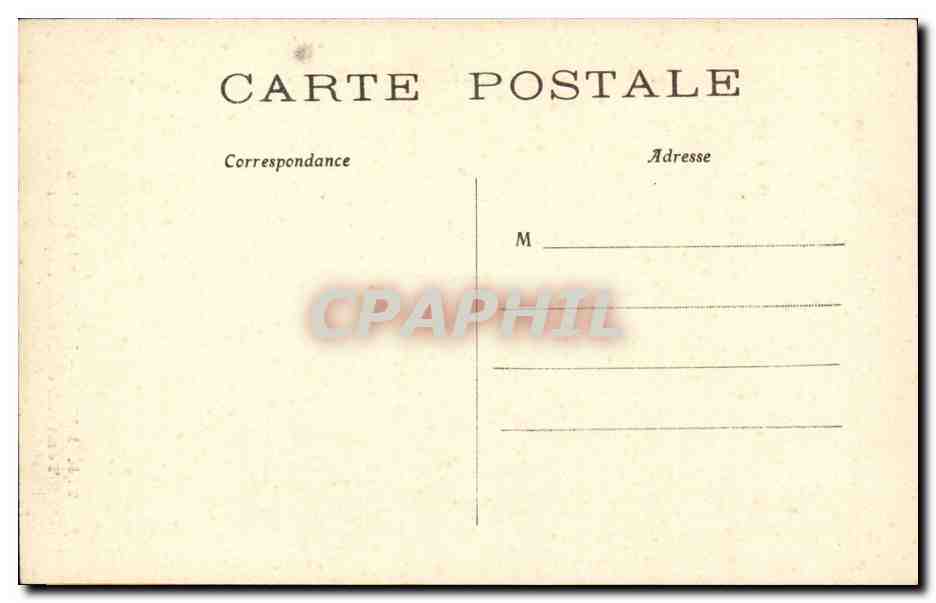 Paris CPA Hotel des Tombeau de Jerome Napoleon — Rückseite
