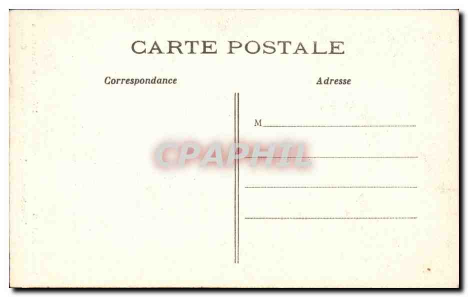 Paris CPA Hotel des Tombeau de Joseph Napoleon — Rückseite