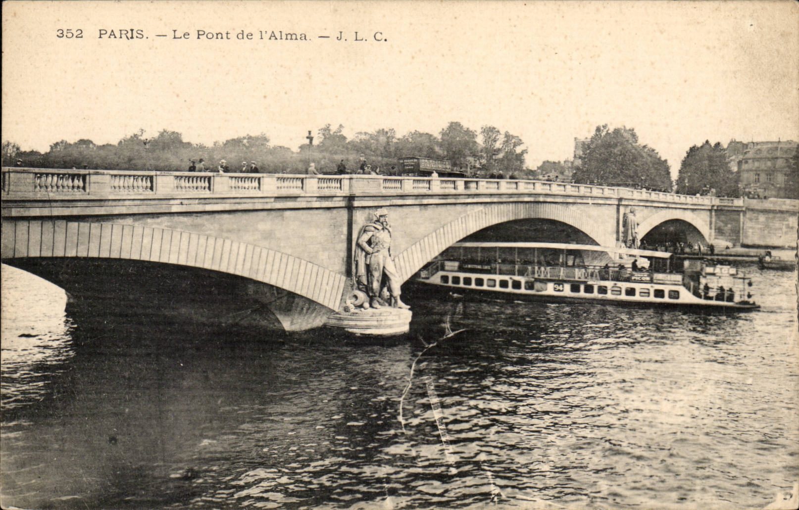 Paris CPA Pont de l'Alma